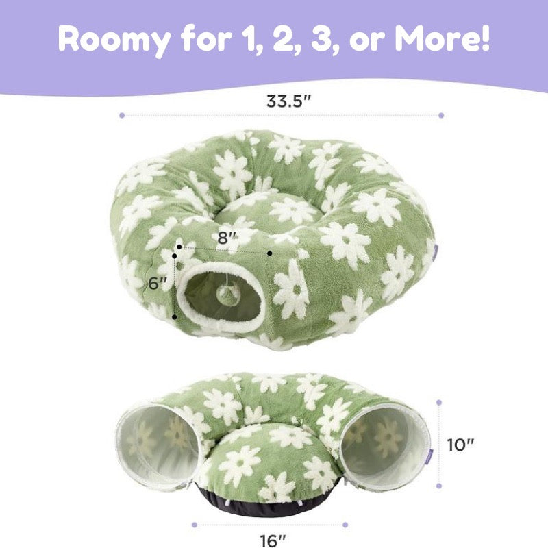 3-in-1 Cat Tunnel Bed
