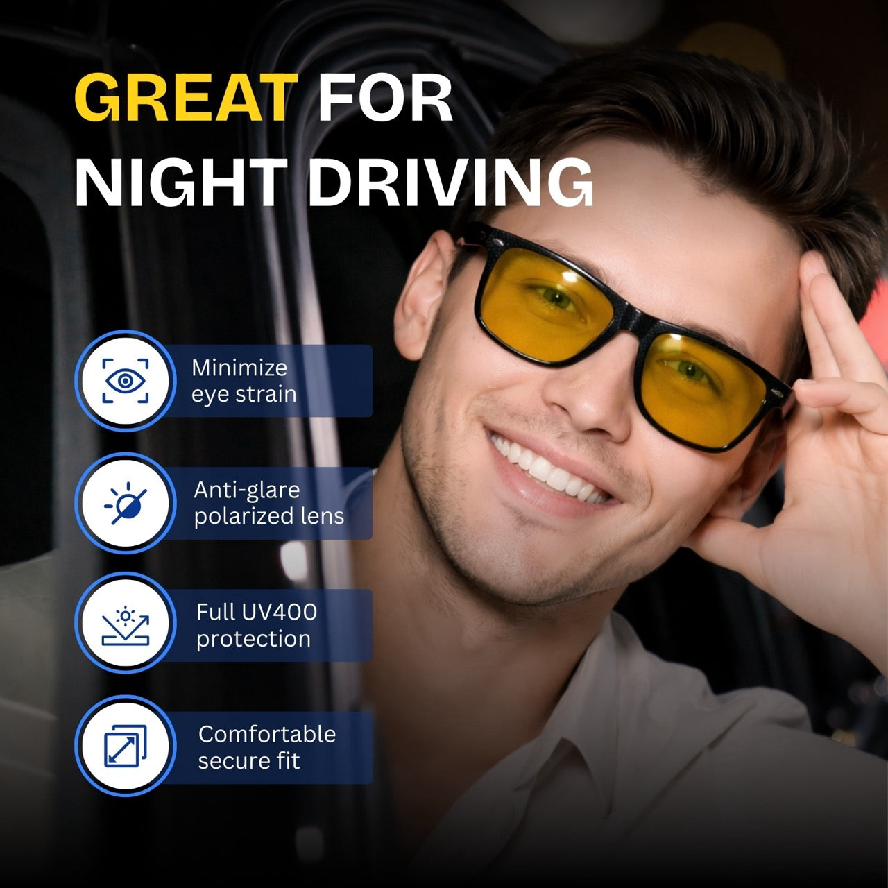 Nocturnal | Polarized Night Vision Glasses