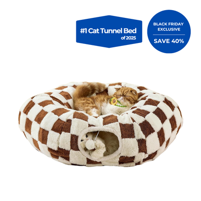 3-in-1 Cat Tunnel Bed
