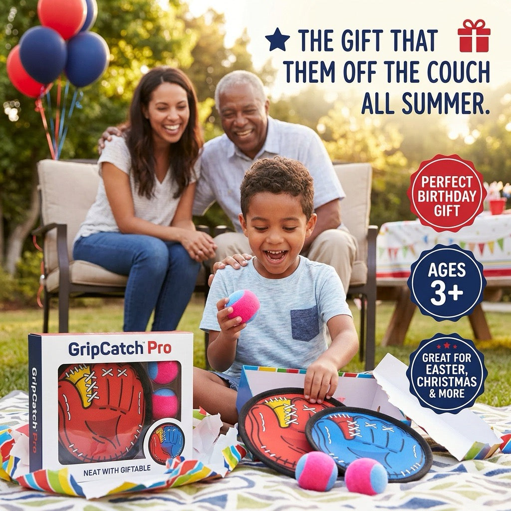 GripCatch Catch & Toss Ball Game Set