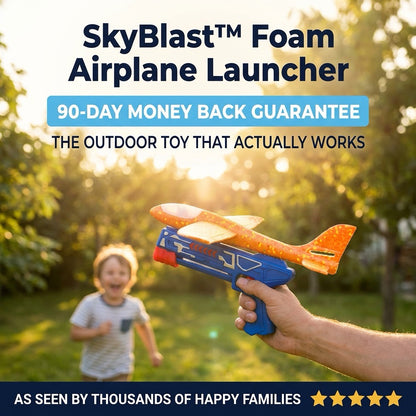 SkyBlast Airplane Launcher Toy
