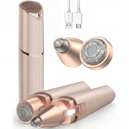 SilkEdge 2-in-1 Facial Hair Remover & Eyebrow Trimmer