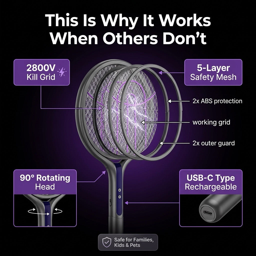 Omunos 3-in-1 Bug Zapper Pro