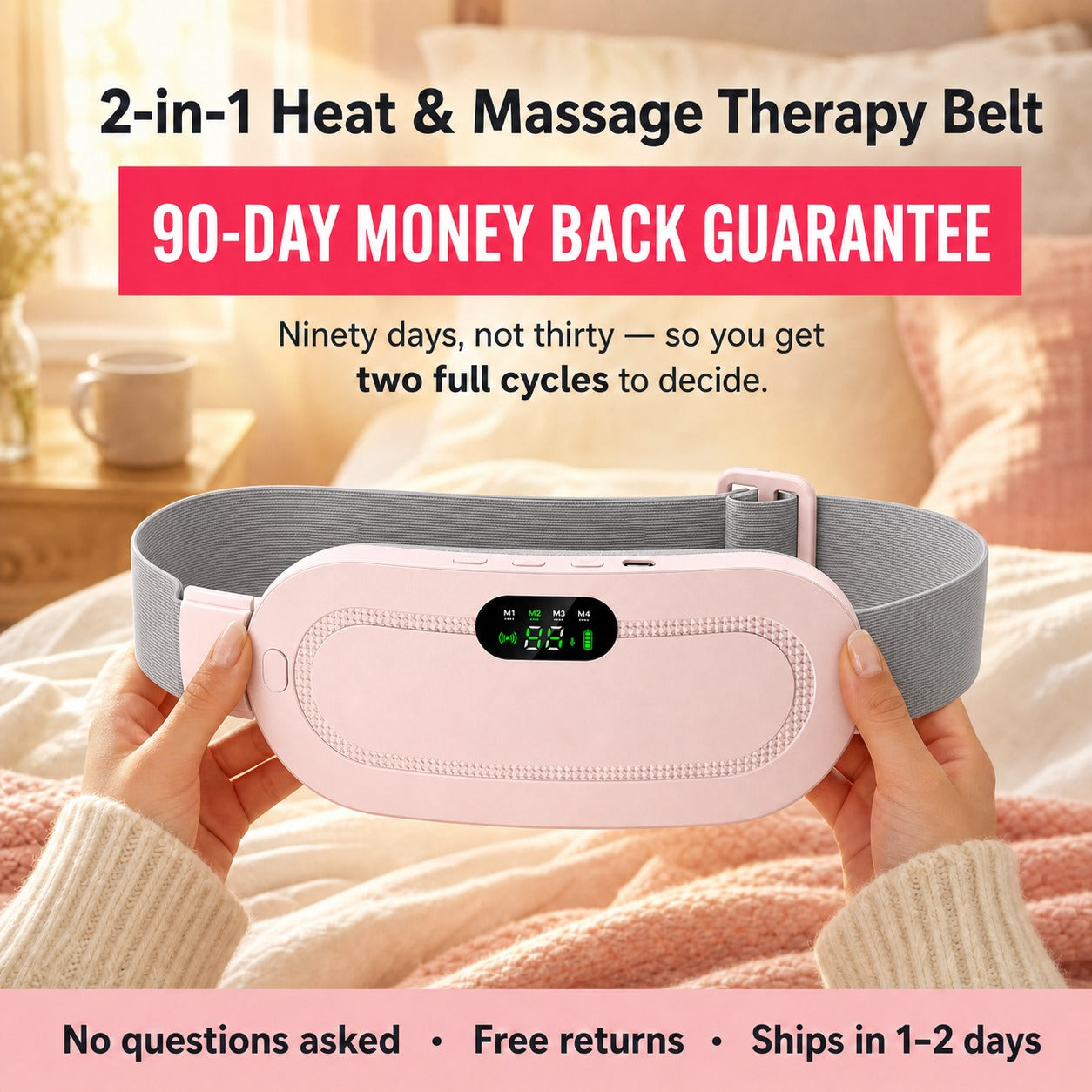 OMUNOS 2-in-1 Cramp & Period Relief Pro